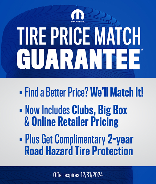 Tires price match